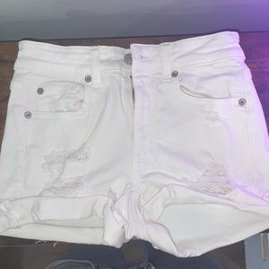 White American Eagle Jean Shorts